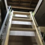 小屋裏　天井裏　収納　DIYで作る　収納式梯子も設置　狭くてもOK？　