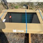 太陽熱温水器　DIY設置　真冬でお湯が0円